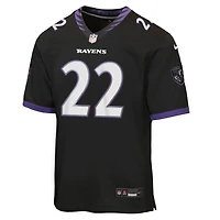 Youth Nike Derrick Henry Black Baltimore Ravens Alternate Game Jersey