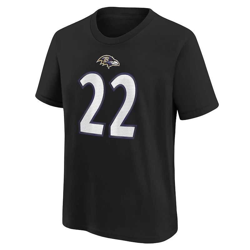 Youth Nike Derrick Henry Baltimore Ravens Player Name & Number T-Shirt