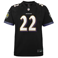 Maillot Nike Derrick Henry noir pour jeune des Ravens de Baltimore