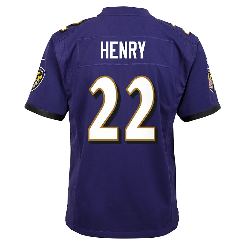 Youth Nike Derrick Henry Purple Baltimore Ravens Game Jersey