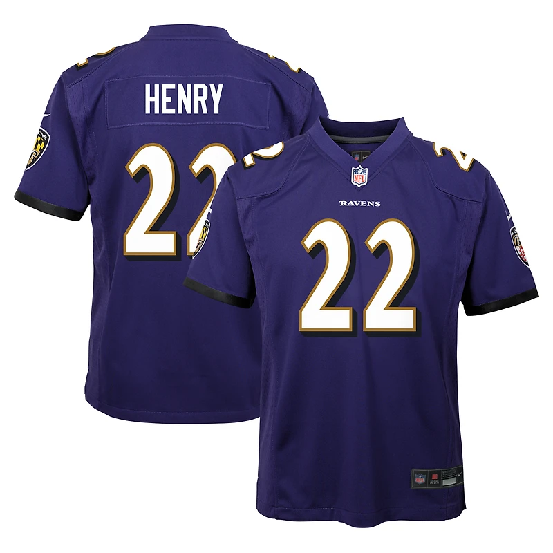 Youth Nike Derrick Henry Purple Baltimore Ravens Game Jersey