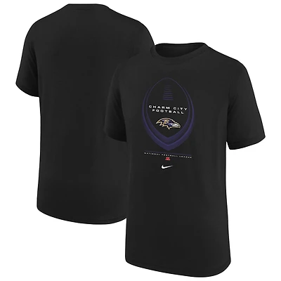 Youth Nike  Purple Baltimore Ravens Icon Legend Dri-FIT T-Shirt