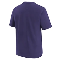 Youth Nike Purple Baltimore Ravens Logo T-Shirt