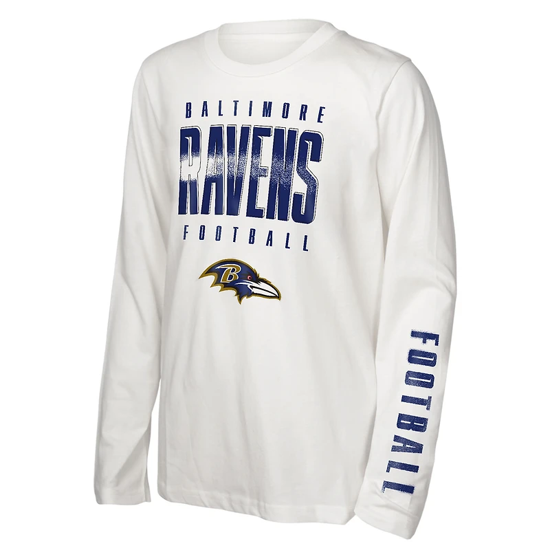 Youth Outerstuff Baltimore Ravens The Mix Combo T-Shirt Set