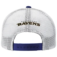 Casquette ajustable Youth Outerstuff Purple Baltimore Ravens Core Lockup Trucker