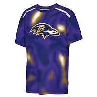 T-shirt Dri-Tek violet pour jeunes des Baltimore Ravens