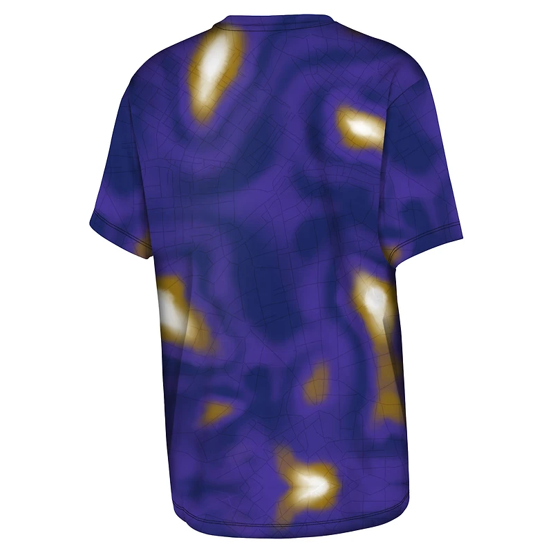 T-shirt Dri-Tek violet pour jeunes des Baltimore Ravens