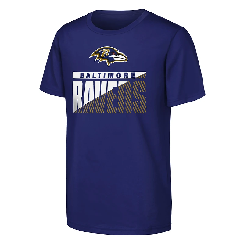 Youth Outerstuff  Purple Baltimore Ravens Never Quit 2-Pack T-Shirt Set