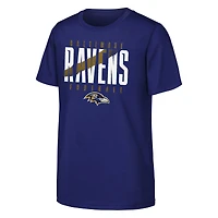 T-shirt violet pour jeunes Outerstuff des Baltimore Ravens