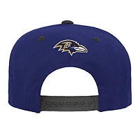Youth Outerstuff Purple Baltimore Ravens Team Gradient Deadstock Snapback Hat