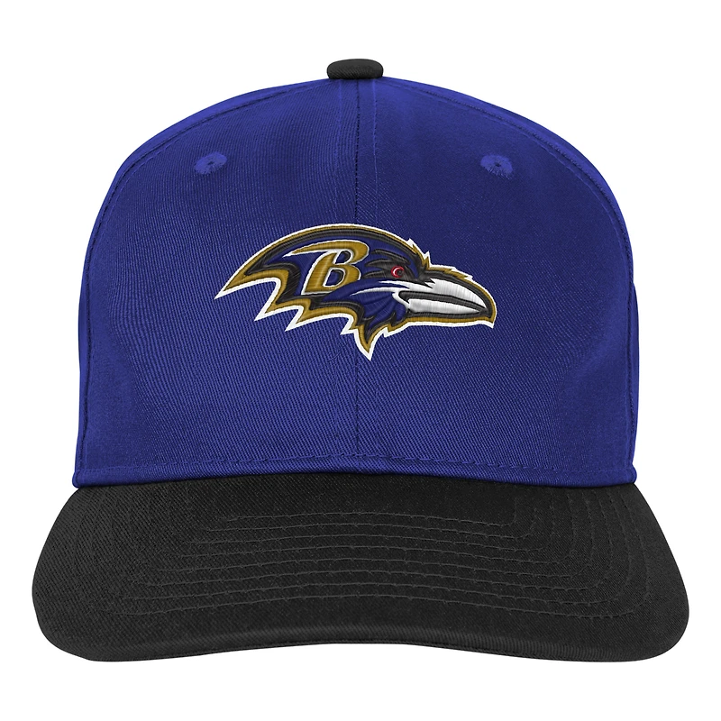 Casquette ajustable True Retro violette des Baltimore Ravens de Youth Outerstuff