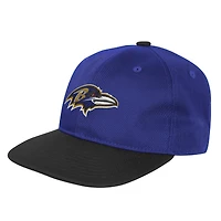 Youth Outerstuff  Purple Baltimore Ravens True Retro Adjustable Hat