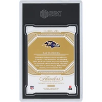 Zay Flowers Baltimore Ravens Carte Rookie Ruby Flawless 2023 autographiée Panini #RDS-ZFL #5/15 SGC Authentifiée 9
