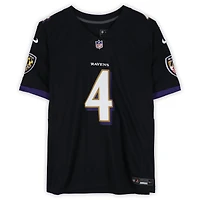 Maillot Nike Vapor F.U.S.E. noir en édition limitée, autographié par Zay Flowers (Baltimore Ravens)