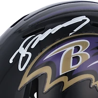 Zay Flowers Baltimore Ravens Autographed Speed Mini Helmet