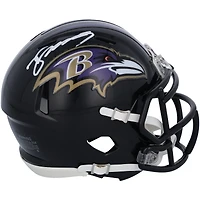 Casque de vitesse miniature autographié par Zay Flowers des Baltimore Ravens