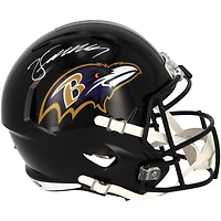 Zay Flowers Baltimore Ravens Autographed Speed Replica Helmet