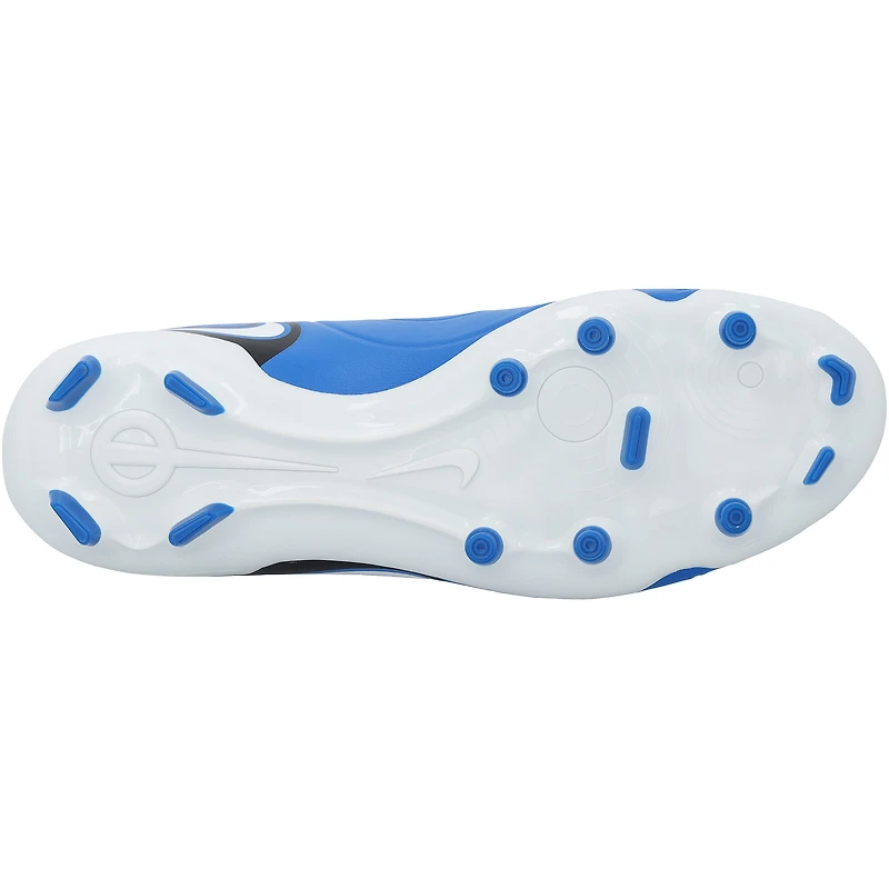 Crampons de football bleus Nike autographiés par Andrés Iniesta (Barcelone)