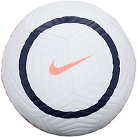 Andres Iniesta Barcelona Autographed White, Blue & Pink Soccer Ball