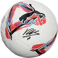 Ballon de football PUMA La Liga 2025-26, autographié par David Villa (Barcelone)