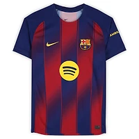 David Villa Barcelona Autographed Red/Blue Nike Modern Home Jersey