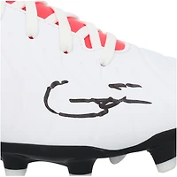 Crampons de football Nike blancs autographiés par Gavi Barcelone