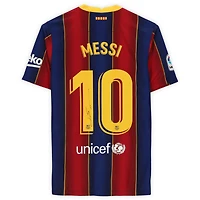 Lionel Messi Barcelona Autographed 2020-2021 Home Jersey