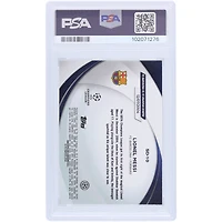 Lionel Messi Barcelone 2023-24 Topps Chrome UCC Starball Debut #SD-10 PSA Authentifié 10/10 Carte autographiée