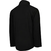 Men's Black Barcelona Pile Raglan Full-Zip Jacket