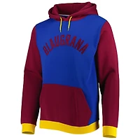 Sweat à Capuche Barcelona Retro Raglan Bleu Homme