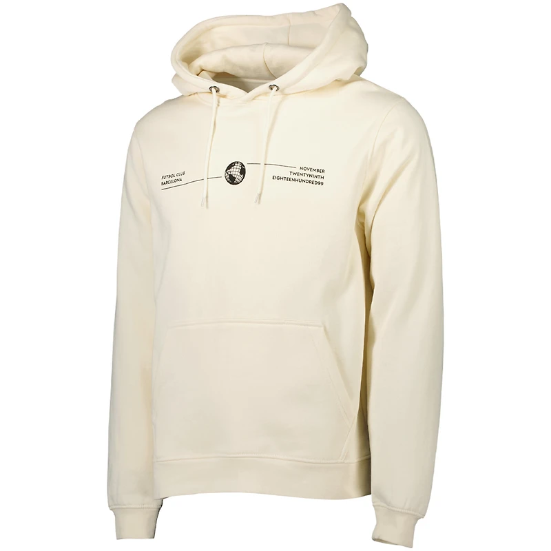 Men's Cream Barcelona Fashion Pullover Hoodie