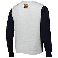 Sweat Homme Barcelona Kangourou Gris/Bleu Marine