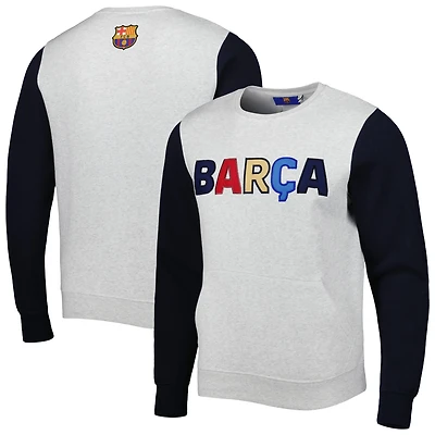 Sweat Homme Barcelona Kangourou Gris/Bleu Marine