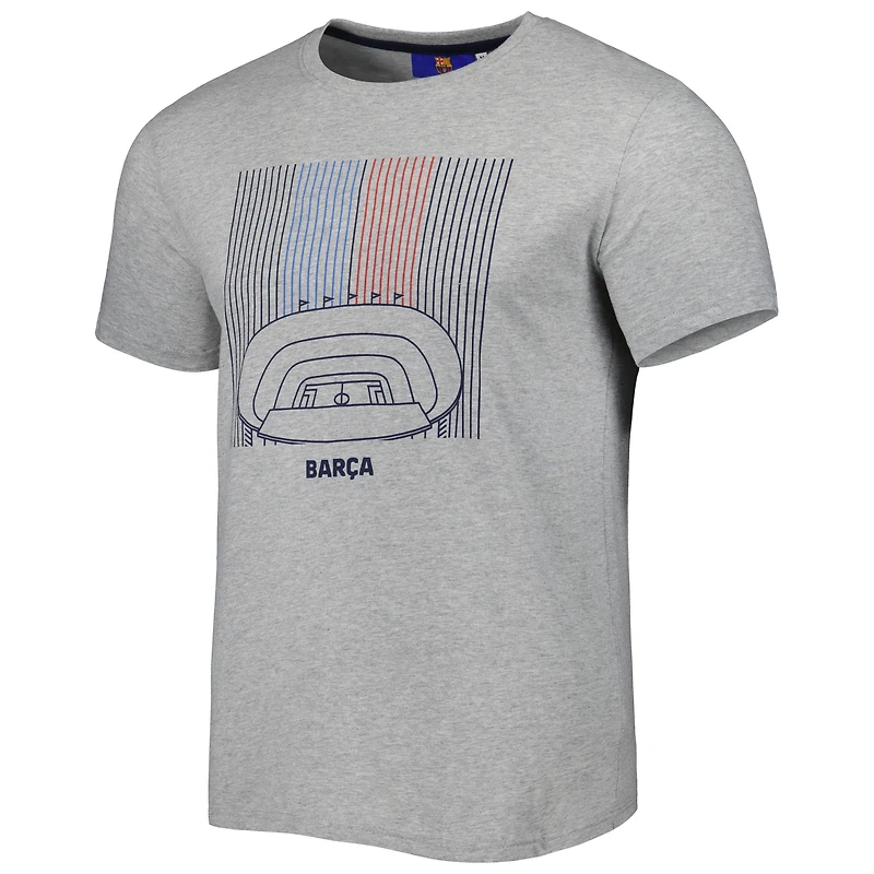 T-shirt Barcelona Legacy gris chiné pour homme