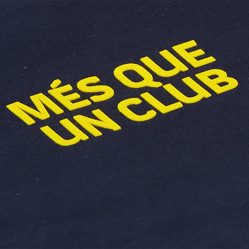 T-shirt décontracté épais bleu marine Barcelona pour hommes