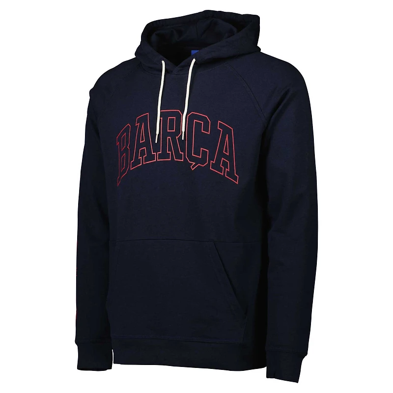 Sweat À Capuche Barcelona Leisure Homme Bleu Marine