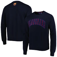 Sweatshirt Homme Bleu Marine Barcelona Retro