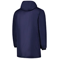 Men's Navy Barcelona Winter Field Park Full-Zip Hoodie Jacket