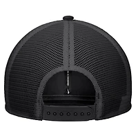 Casquette trucker Nike Barcelona Rise Rope noire pour homme, modèle A-Frame ajustable