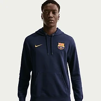 Men's Nike Blue Barcelona Club Crest Fleece Hoodie