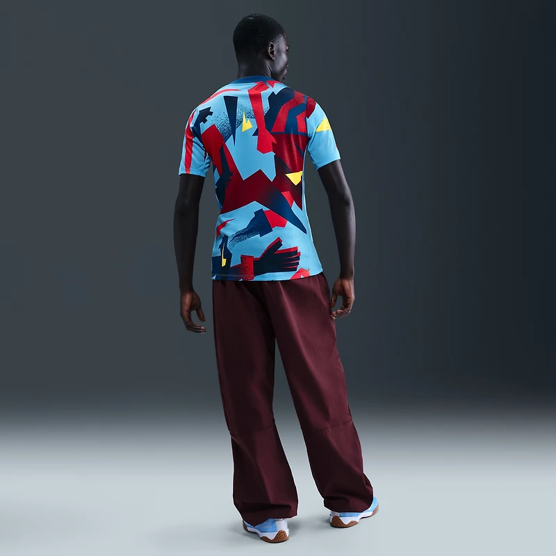 Maillot Nike Academy Pro d'avant-match Dri-FIT édition spéciale Barcelone bleu pour homme