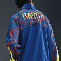 Men's Nike Blue Barcelona Special Edition Street Woven Full-Zip Jacket