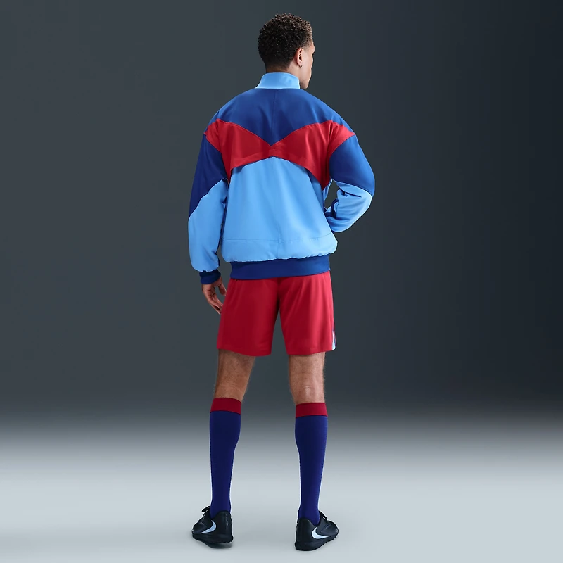Men's Nike Blue Barcelona Special Edition Strike Anthem Full-Zip Dri-FIT Jacket