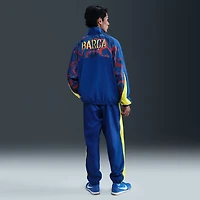 Pantalon tissé Nike bleu Barcelone édition spéciale pour homme