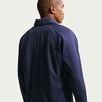 Men's Nike Blue Barcelona Strike Shield Full-Zip Hooded Rain Jacket