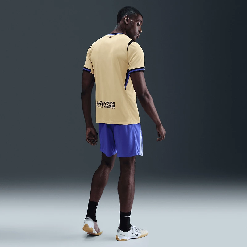 Maillot Nike Gold Barcelona 2025/26 Extérieur Stadium Réplique pour Homme