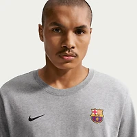 Men's Nike  Gray Barcelona Crest Essential T-Shirt