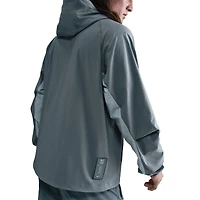 Men's Nike Gray Barcelona Special Edition Full-Zip Woven Fleece Jacket