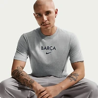 Men's Nike Gray Barcelona Wordmark T-Shirt
