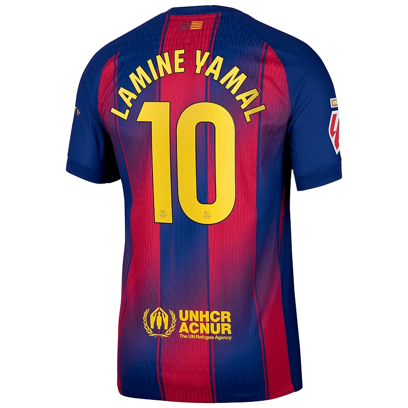 Men's Nike Lamine Yamal Blue Barcelona 2025/26 Home Authentic Player Jersey